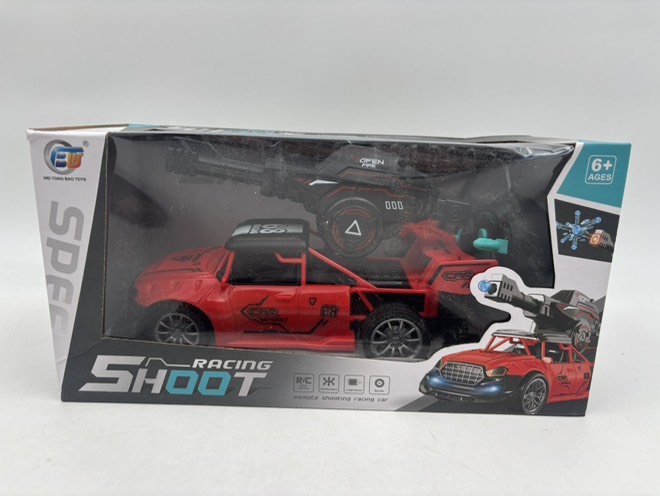 ماشین کنترلی تیر ژله ای زن رنگ قرمز 6688/66