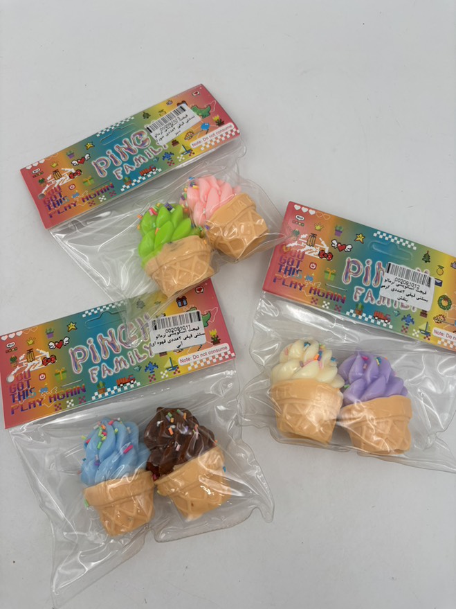 فیجت اسکویشی نرمالو بستنی قیفی 2عددی