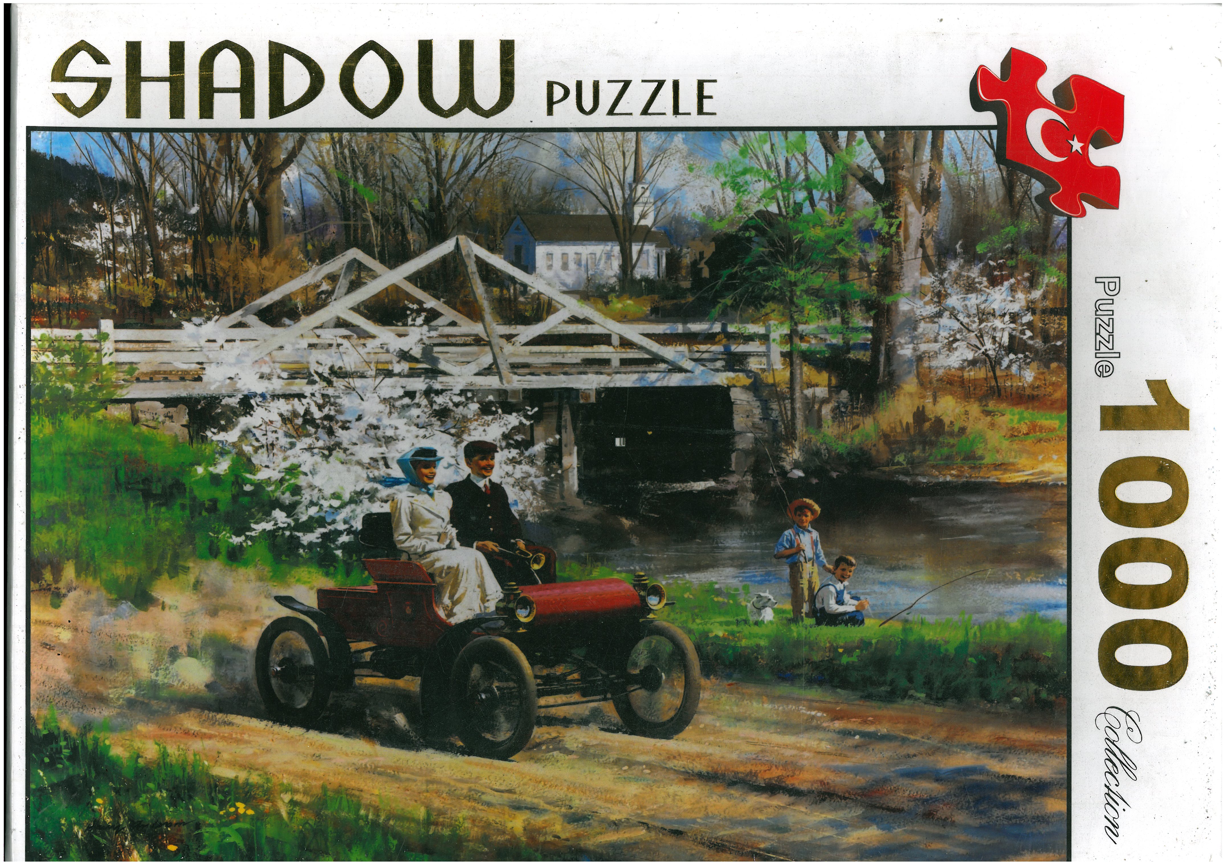 پازل شادوو 1000 قطعه طرح رانندگی در بهار