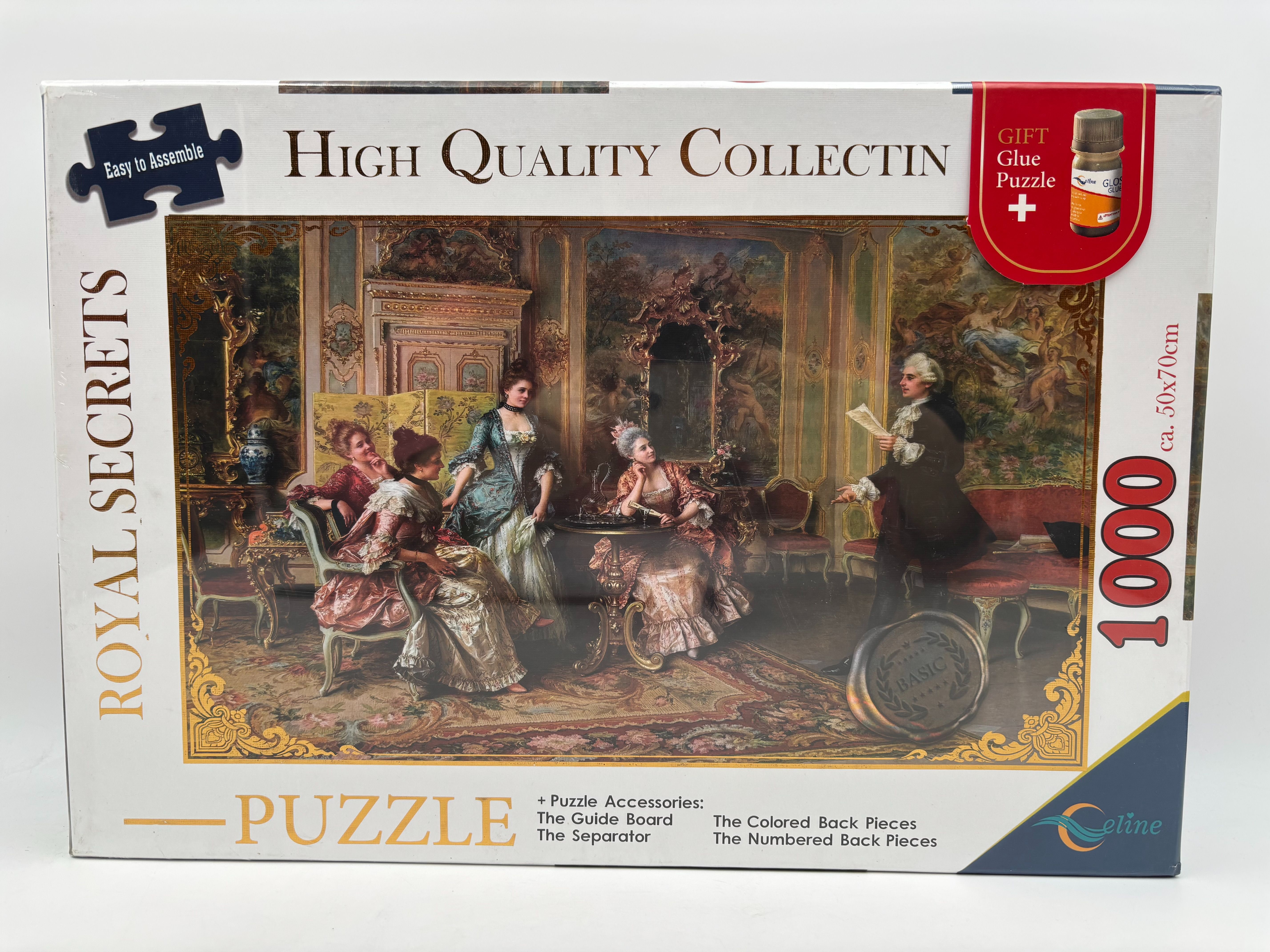 پازل سلین 1000 قطعه طرح اجرای موسیقي (آرتور ریکي) با چسب پازل