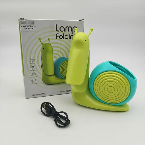 چراغ مطالعه تاشو جاقلمی دار حلزون سبز 8805