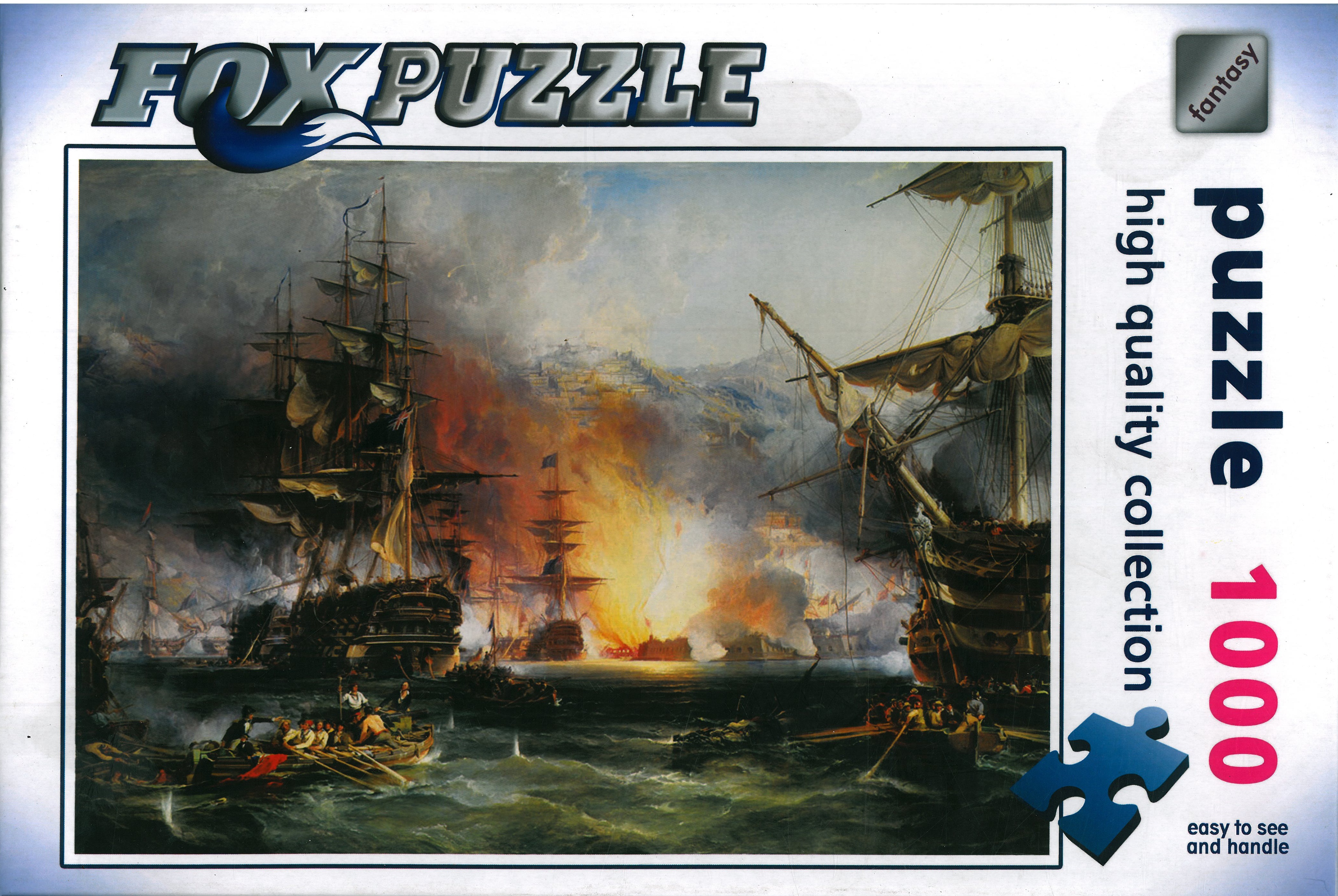 پازل فاکس 1000 قطعه طرح بمباران تالار الجزیره(نبرد الجزایر)