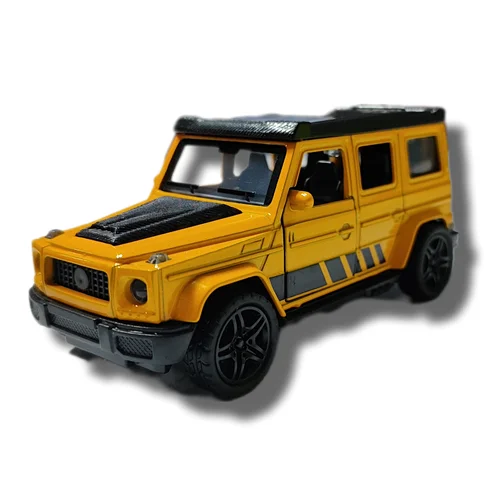 ماشین فلزی بنز جی کلاس سه در بازشو خردلی 36101