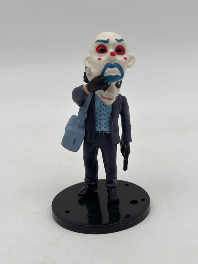 فیگور جوکر (هیث لجر) دزد بانک لحظه برداشتن ماسک دلقک 7سانتی کدJOk6