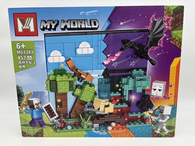 لگو قاب دار ماینکرفت نبرد دو دنیا 1383