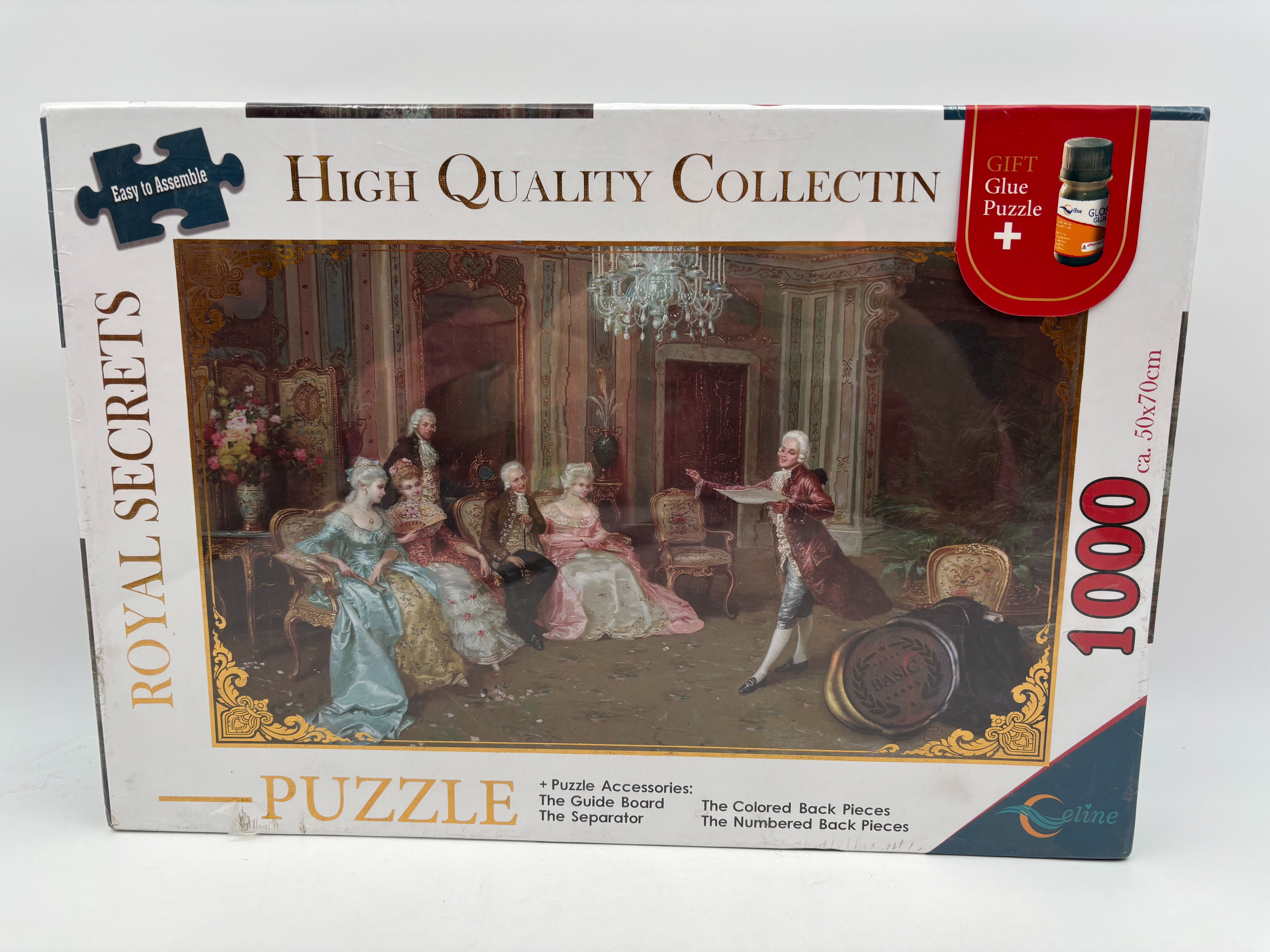 پازل سلین 1000 قطعه طرح اجرای موسیقي (کارلو فرانتی) با چسب پازل