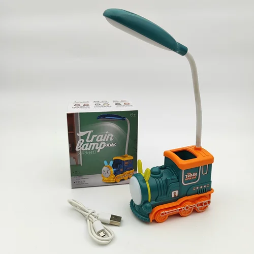 چراغ مطالعه جا قلمی دار قطار سبز