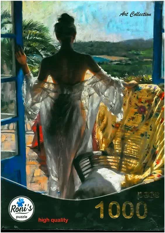 پازل رونیز 1000 قطعه طرح پنجره