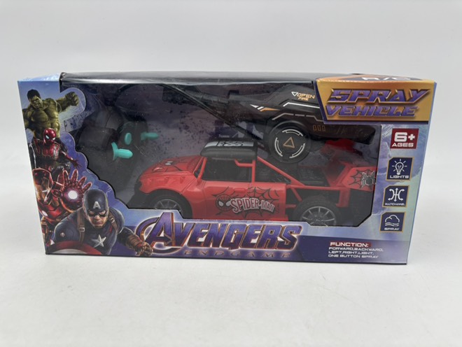 ماشین کنترلی تیر ژله ای زن شخصیتی طرح اسپايدرمن 6688/66