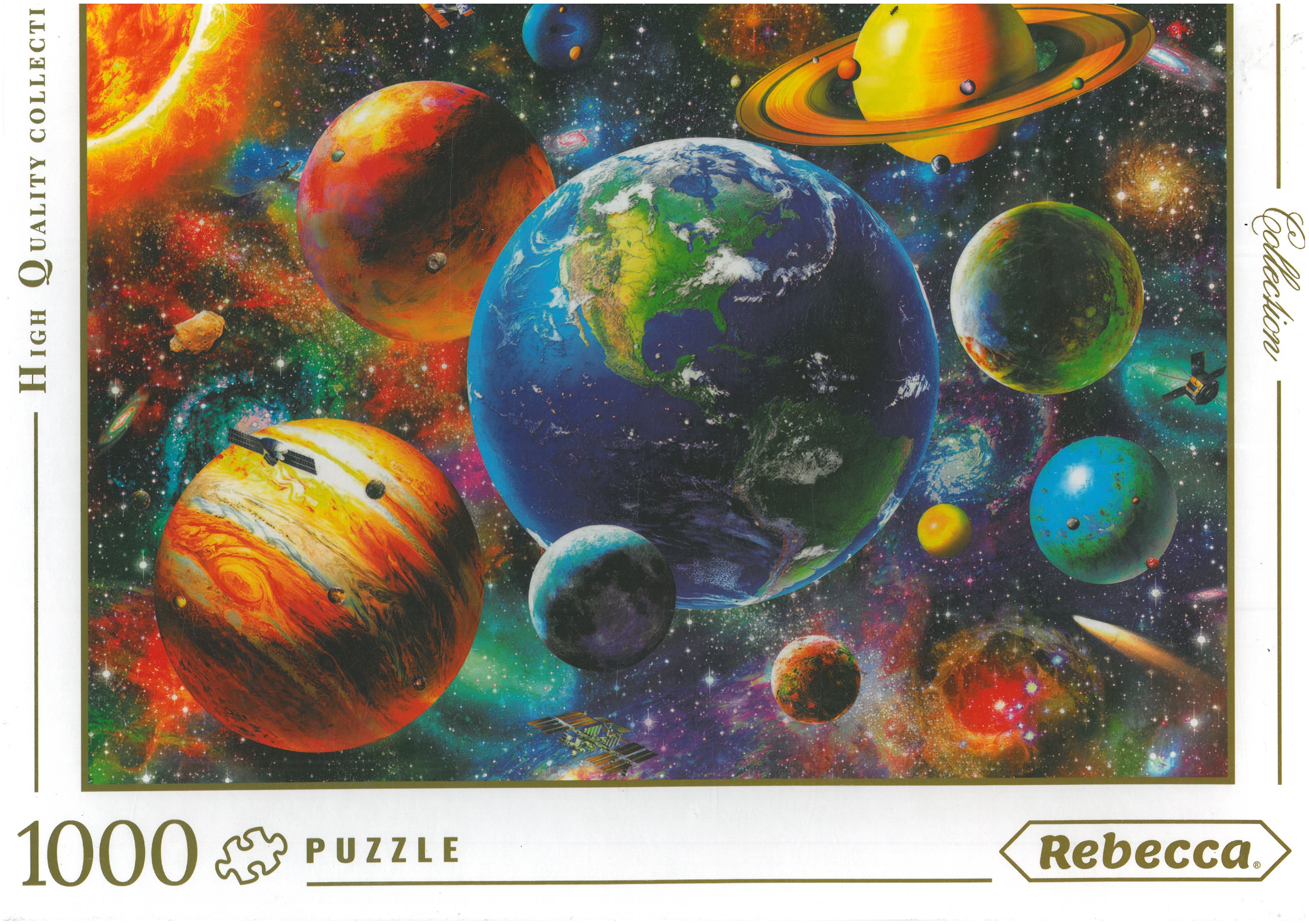 پازل ربکا 1000 قطعه طرح منظومه شمسی