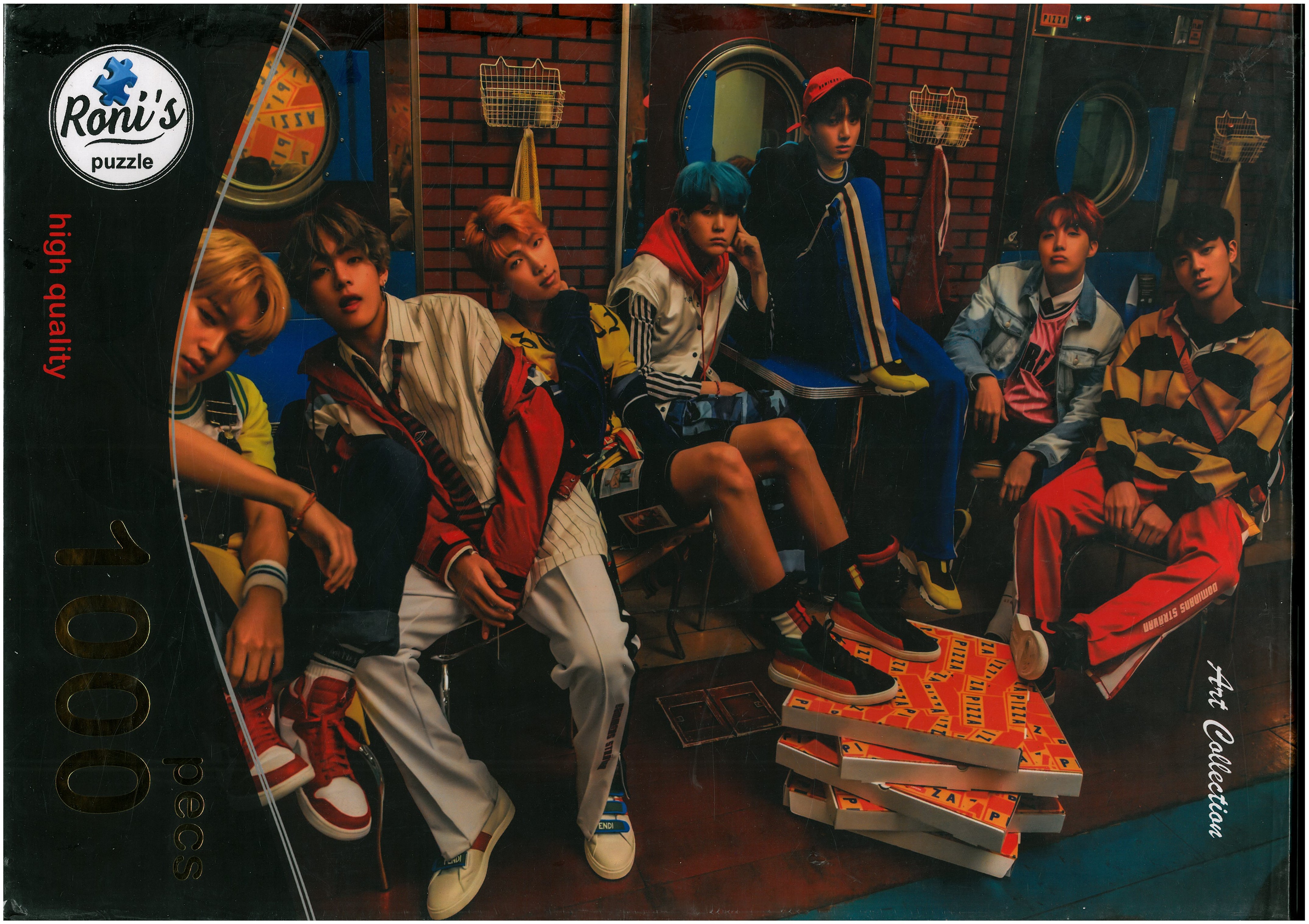 پازل رونیز 1000 قطعه طرح BTS بی تی اس