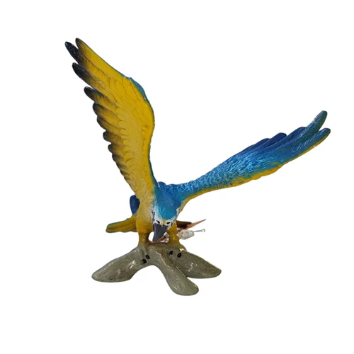 فیگور طوطی ماکائو بلو اند گلد (آبی و زرد) اورجینال 4083 Mojo