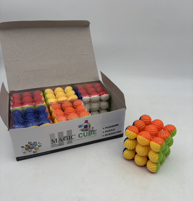 مکعب روبیک 3*3 توپی حلقه ای اورجینال باکسی (بدون جعبه)