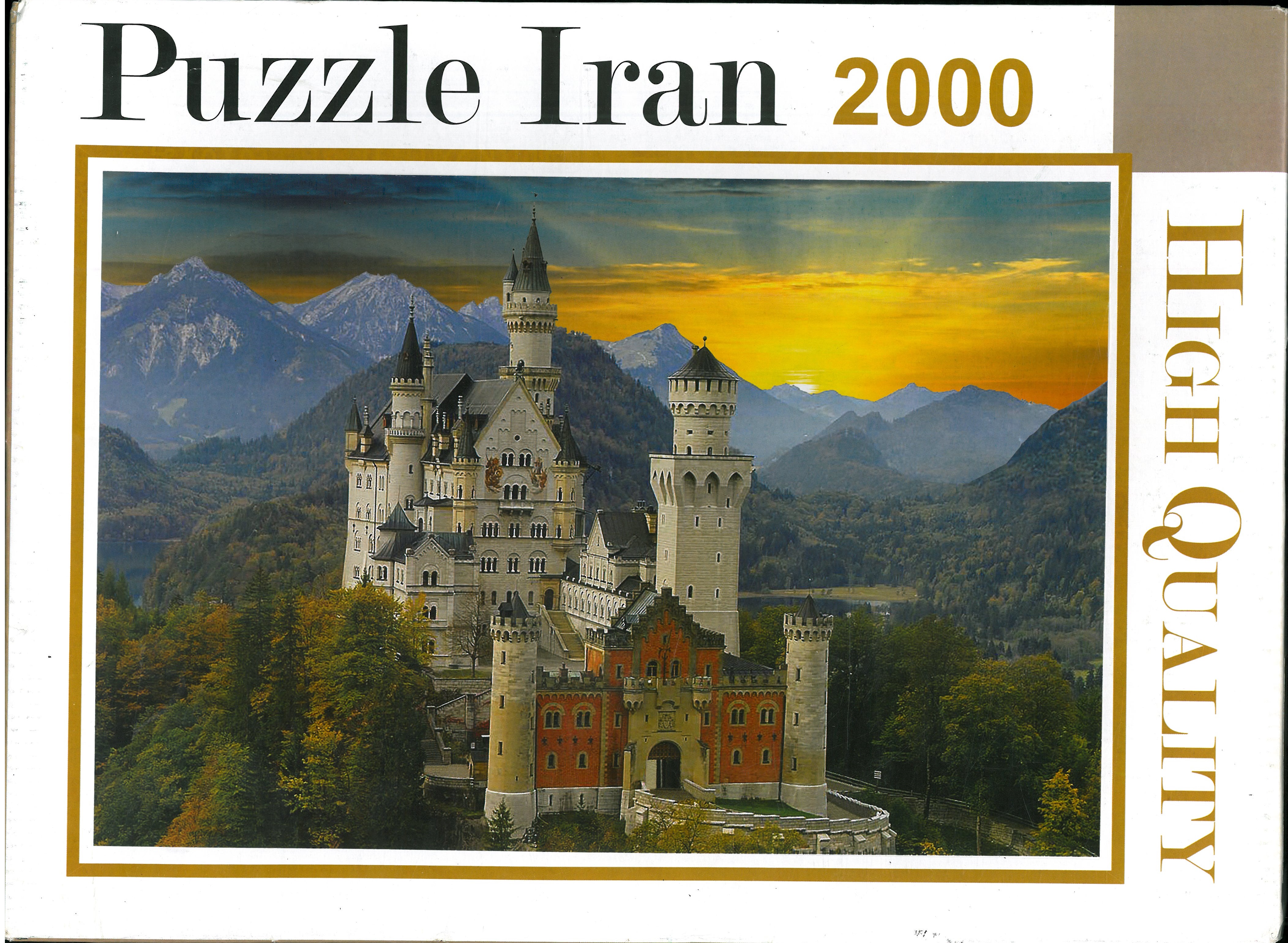 پازل ايران 2000 قطعه طرح کاخ نوشوانشتاین در آلمان