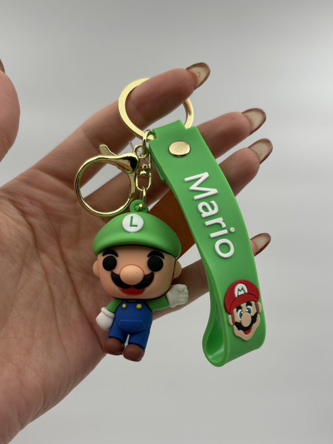 جاکلیدی سیلیکونی (سوپرماریو) کلاه سبز فانتزی اورجینال