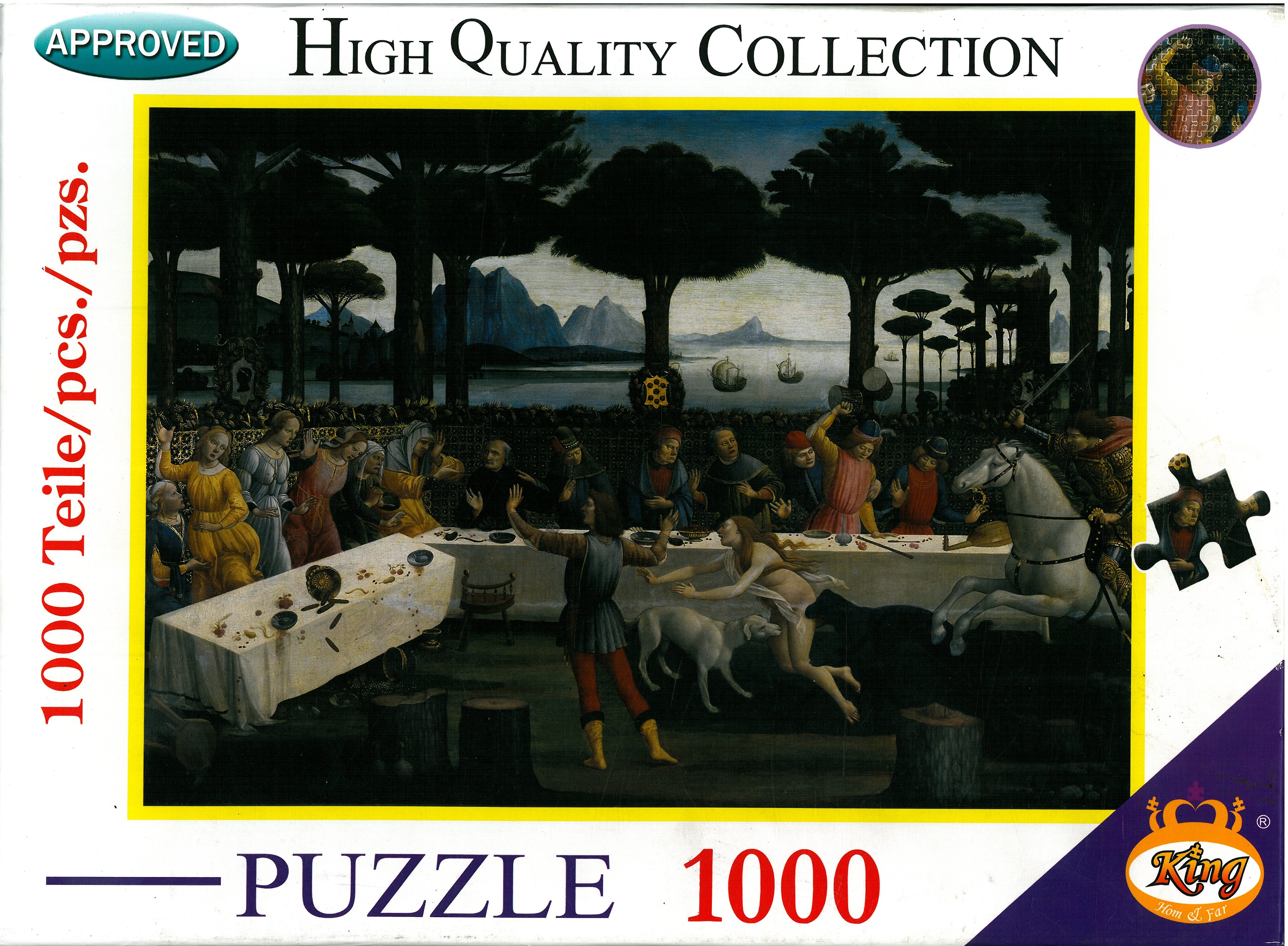پازل کینگ 1000 قطعه مجلس خونین
