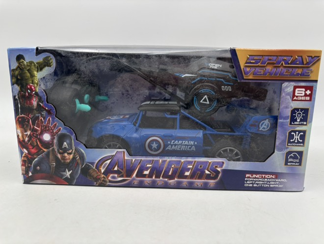 ماشین کنترلی تیر ژله ای زن شخصیتی طرح کاپیتان آمریکا 6688/66