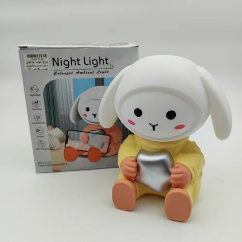 چراغ خواب خرگوش ستاره بدست لیمویی قابلیت تغییر رنگ نور 151