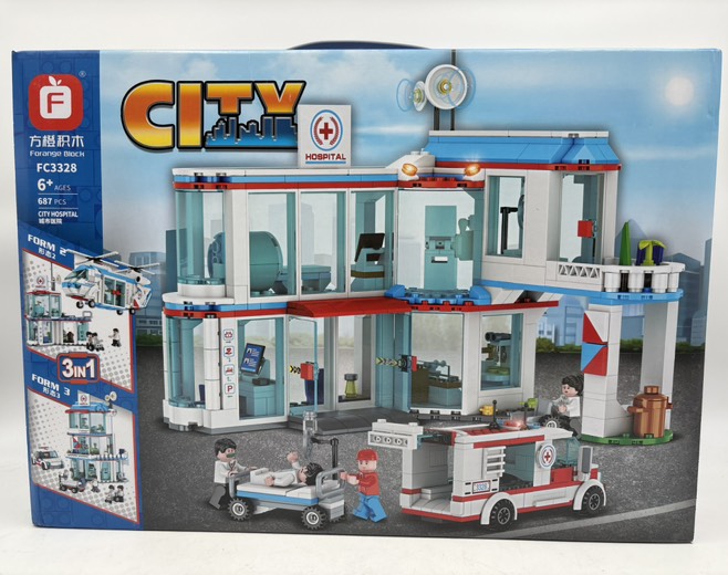 لگو بیمارستان 3 در 1 کد 3328