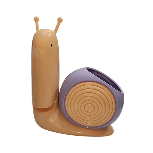 چراغ مطالعه تاشو جاقلمی دار حلزون صورتی 8805