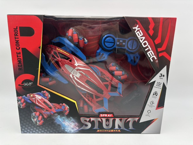 ماشین کنترلی دریفت چرخ کپسولی اسپایدرمن دودزا 2 کنترل (با کنترل مچبندی) 1301