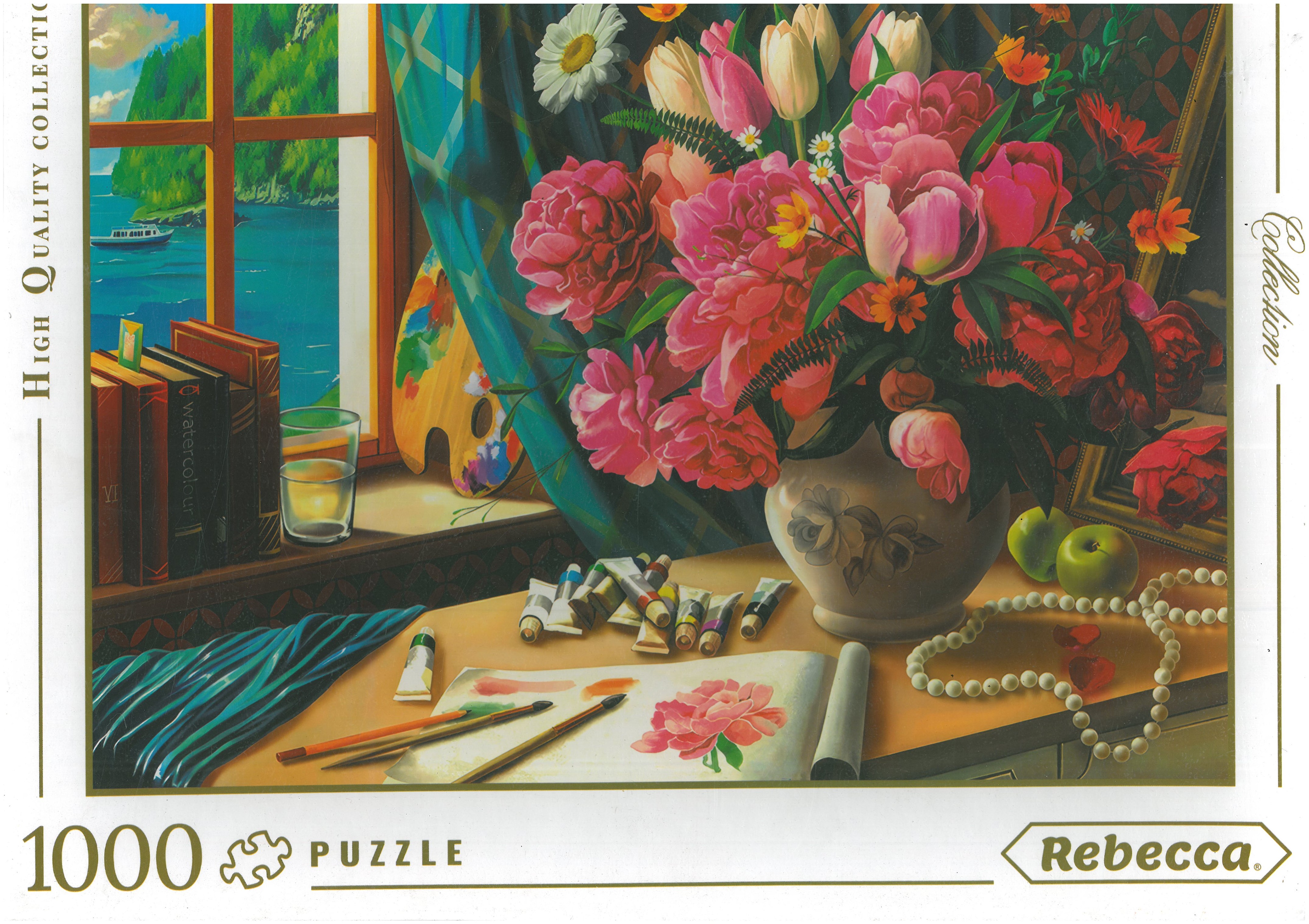 پازل ربکا 1000 قطعه طرح رایحه هنر