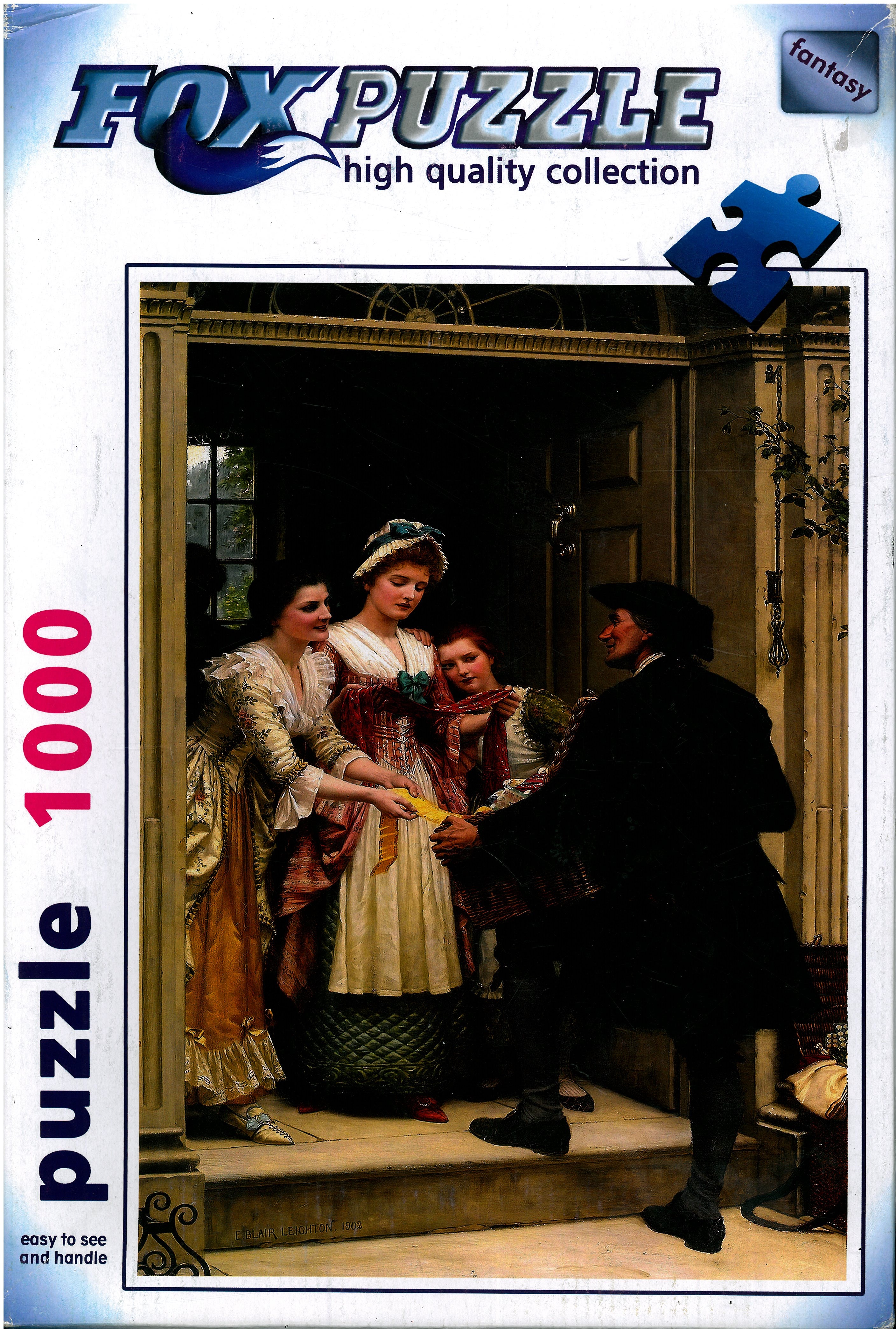 پازل فاکس 1000 قطعه طرح فروشنده دوره گرد (ربان فروش)