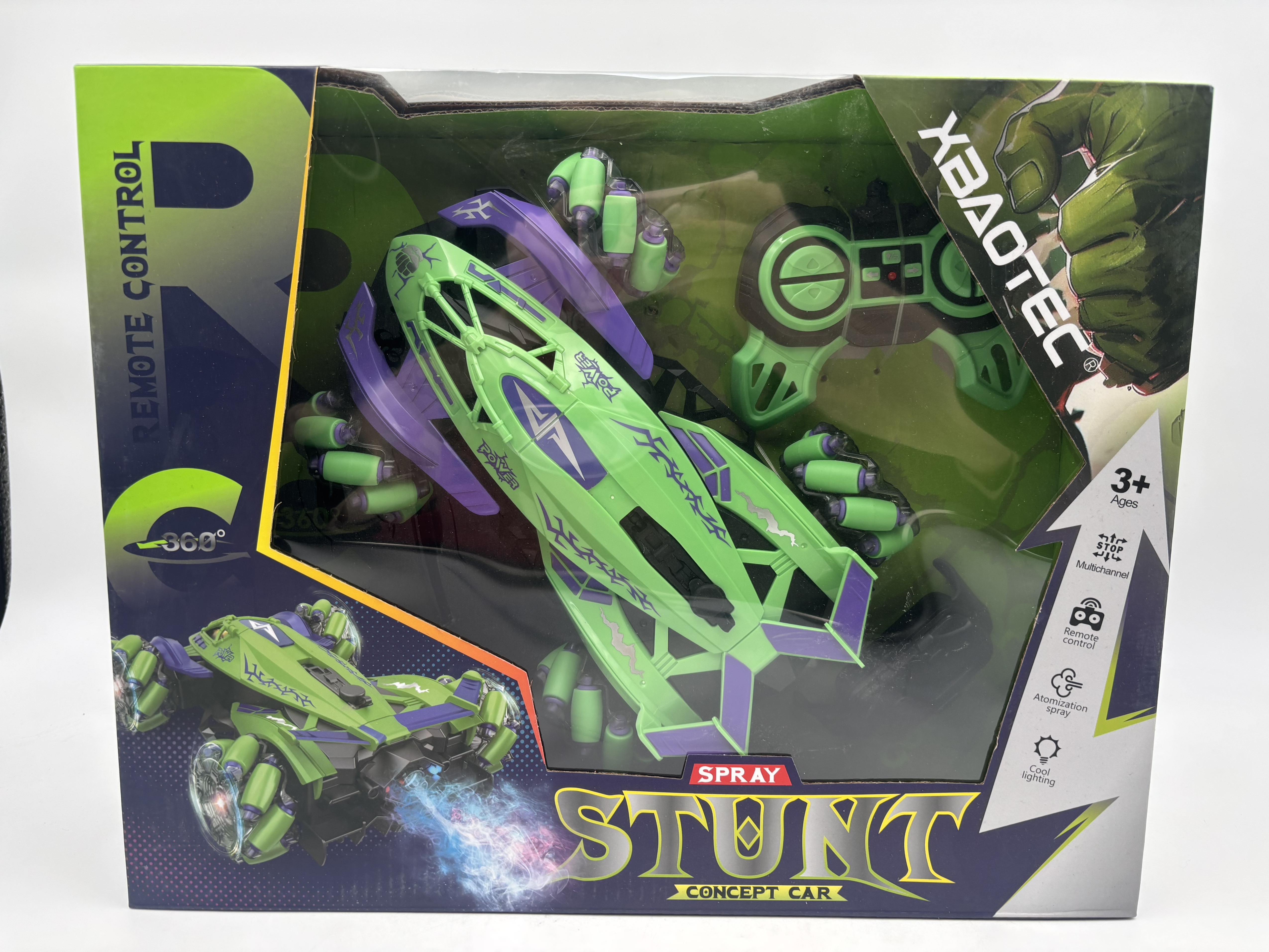 ماشین کنترلی دریفت چرخ کپسولی هالک دودزا 2 کنترل (با کنترل مچبندی) 1305