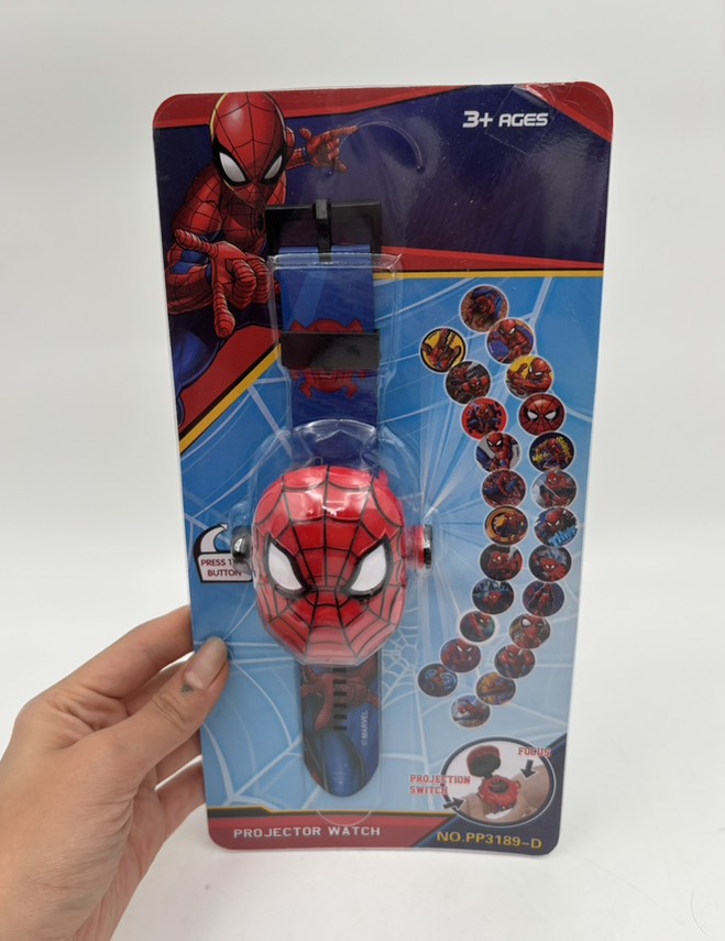 ساعت پرژکتوردار اسپایدرمن 3189
