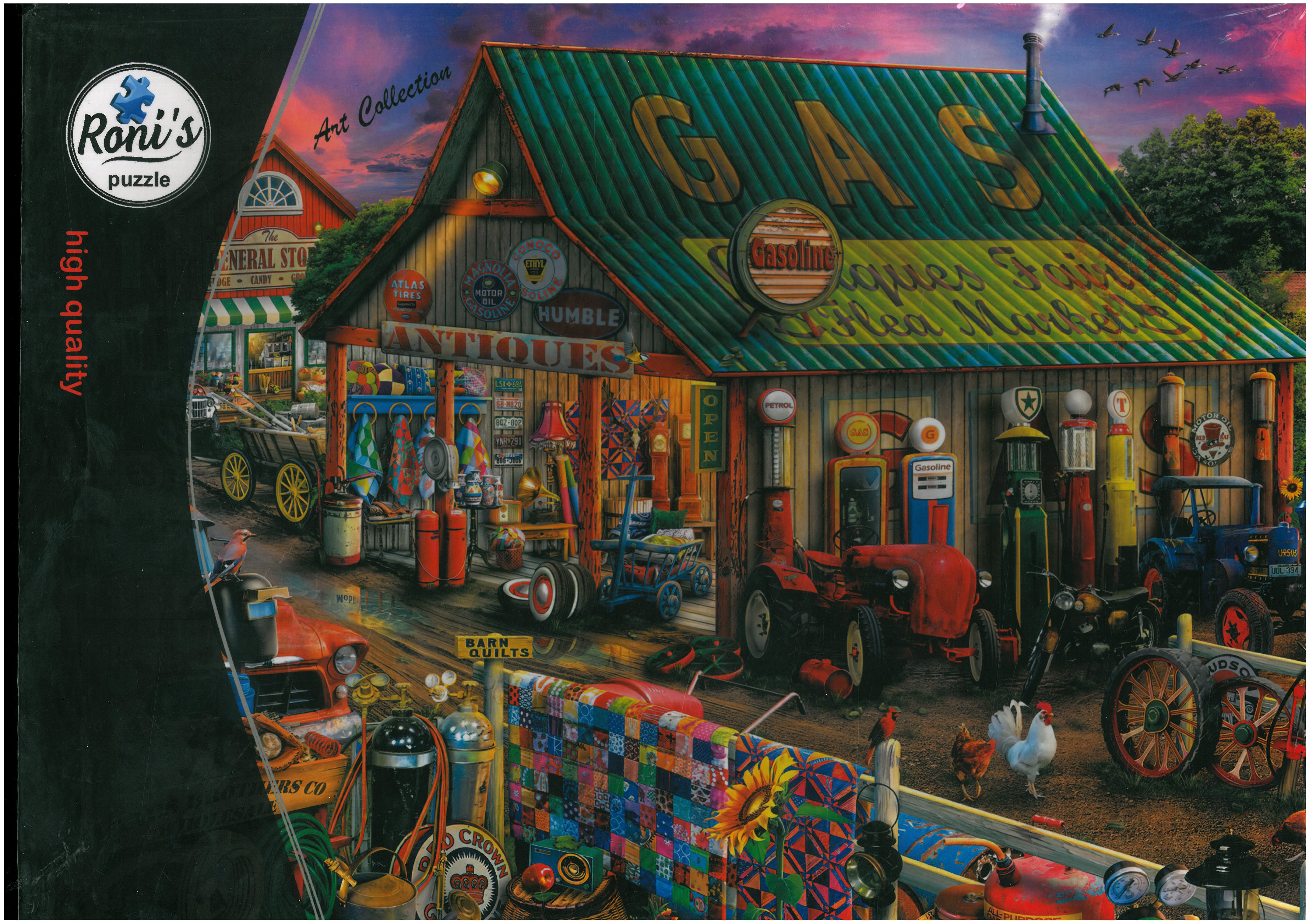 پازل رونیز 1000 قطعه طرح بازار عتیقه جات