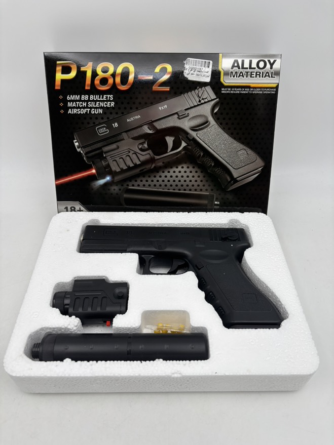 کلت ساچمه ای طرح گلاک لیزردار با صدا خفه کن 180/2