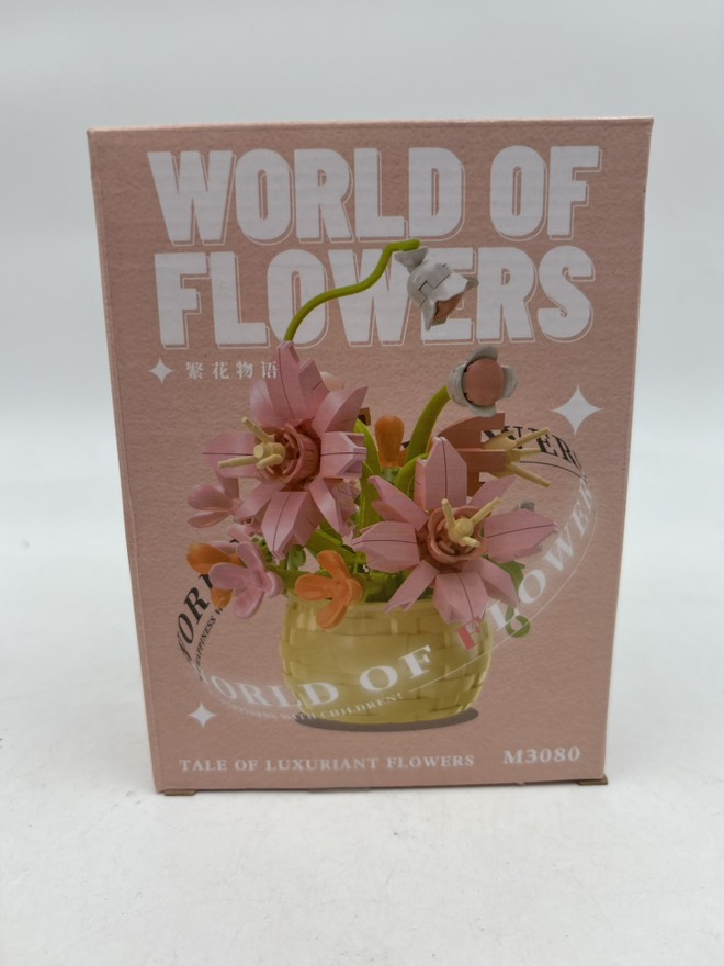 لگو سبد گل لیلیوم صورتی 3080