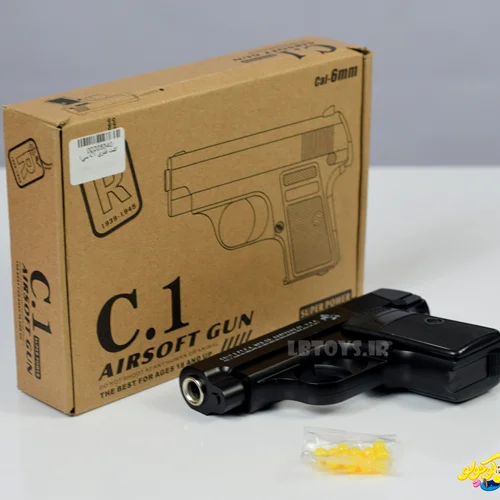تفنگ کلت فلزی ایرسافت گان مدل c1 سی 1